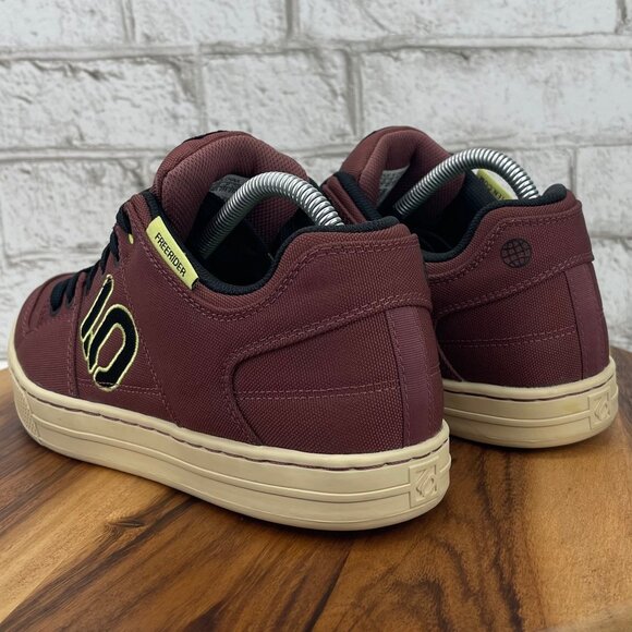 Adidas Five Ten Freerider Womens 8.5 Burgundy Canvas Mountain Bike Shoes - Picture 3 of 15